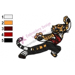 Tiger Kung Fu Panda Embroidery 02